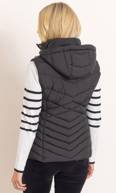 Hooded Quilted Gilet