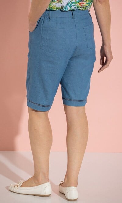 Anna Rose Denim Look Shorts