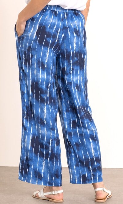 Tie Dye Wide Leg Trousers