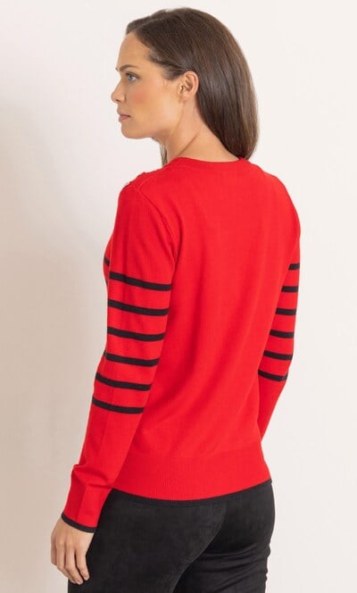Stripe Long Sleeve Jumper
