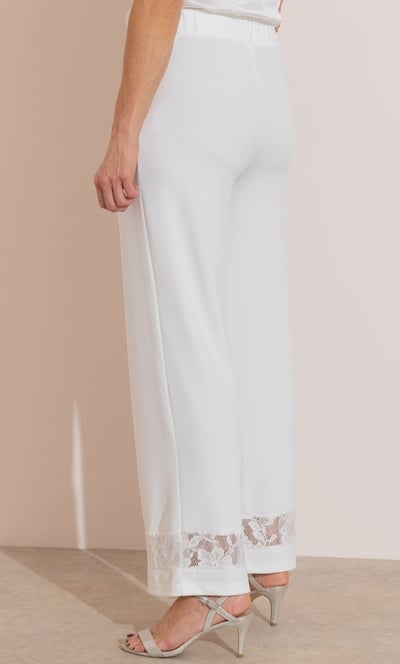 Anna Rose Lace Trim Trousers