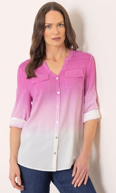 Embellished Dip Dye Shirt