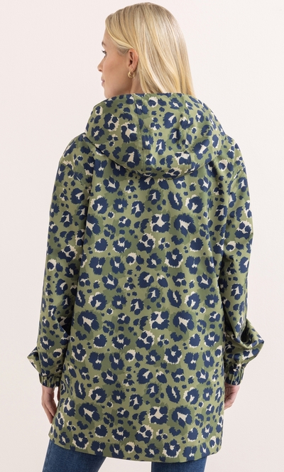 Waterproof Animal Print Hooded Cape Raincoat
