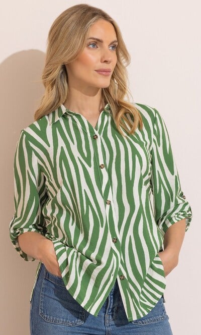 Zebra Print Blouse