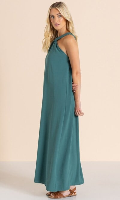 Twist Front Maxi Dress
