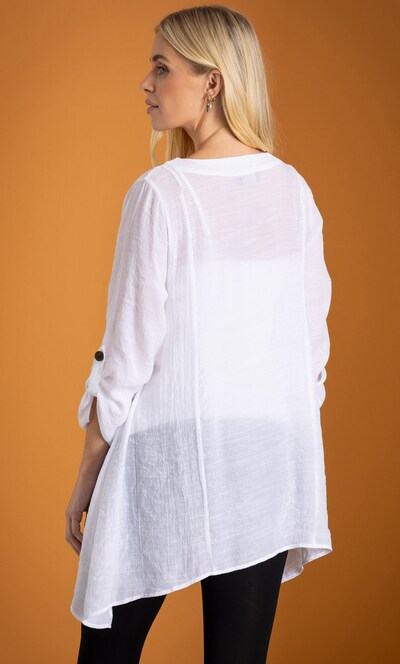 Dipped Hem Tunic Top