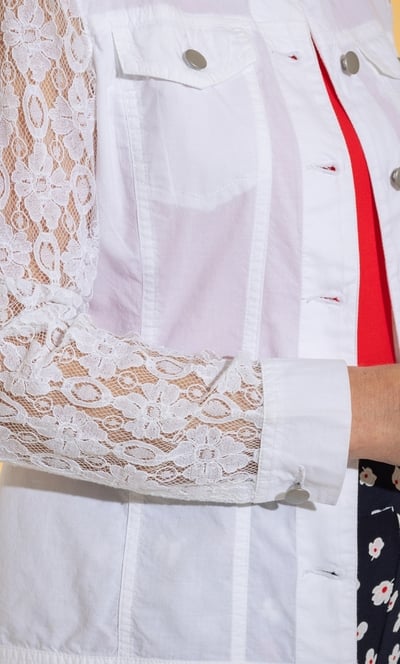 Anna Rose Lace Sleeve Jacket