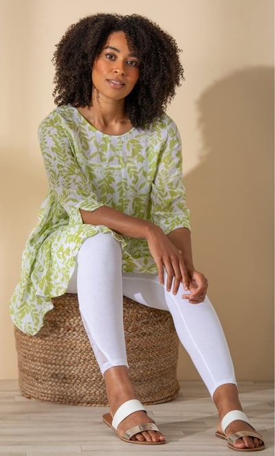 Oversized Dip Hem Tunic