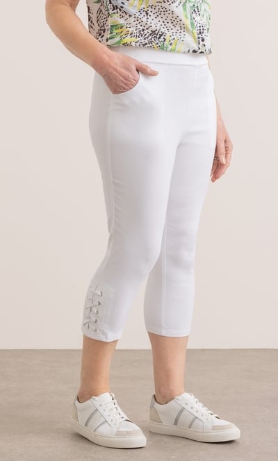 Anna Rose Pull On Cropped Trousers