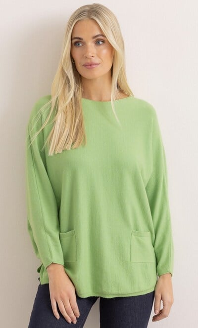 Batwing Knitted Jumper