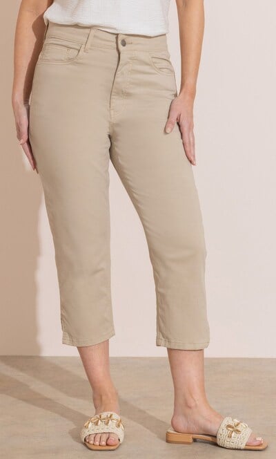 Cropped Slim Leg Jeans