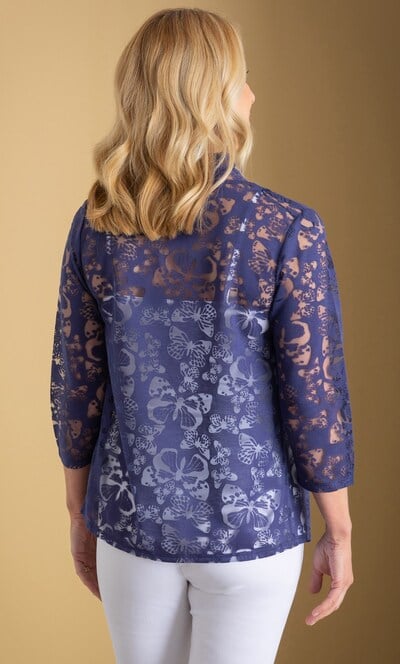 Anna Rose Butterfly Burnout Cover Up