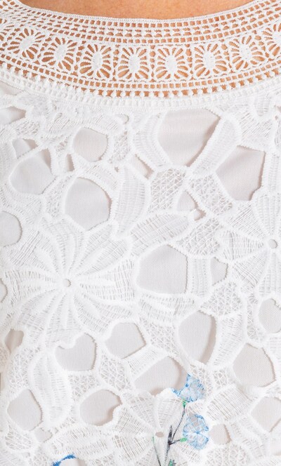 Anna Rose Printed Lace Top