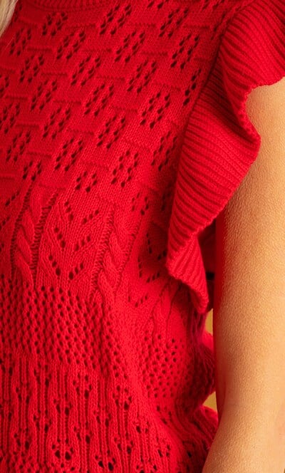 Knitted Cotton Tank Top