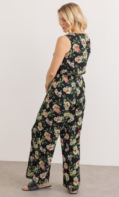 Floral Print Jumpsuit