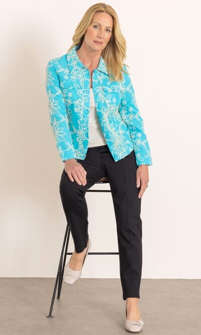 Anna Rose Embroidered Cotton Jacket