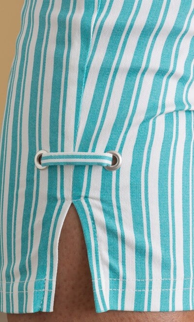 Striped Capri Trousers