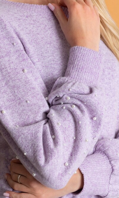 Embellished Blouson Sleeve Jumper