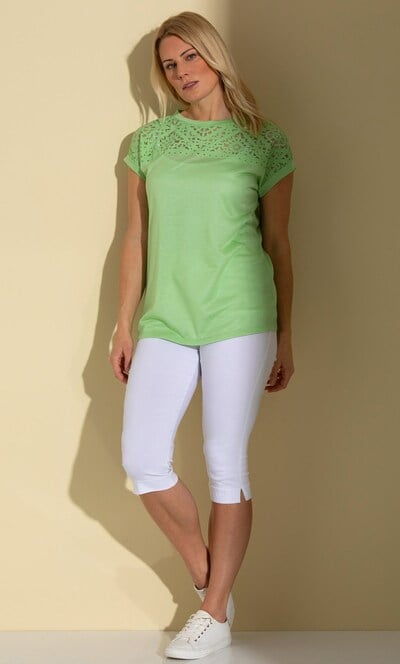 Embellished Jersey Top
