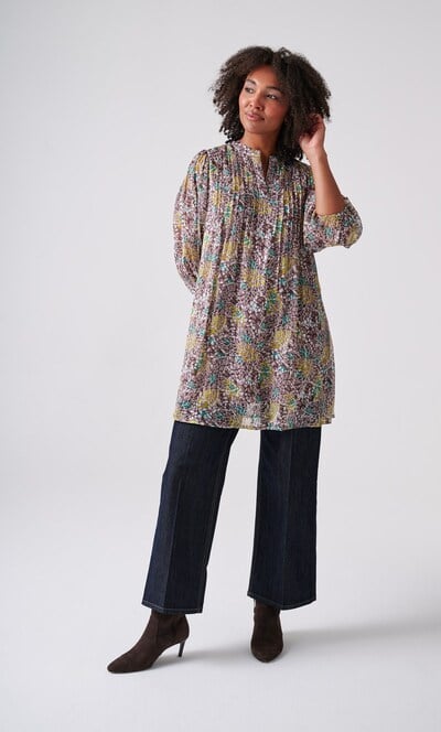 Printed Three Quarter Sleeve Tunic