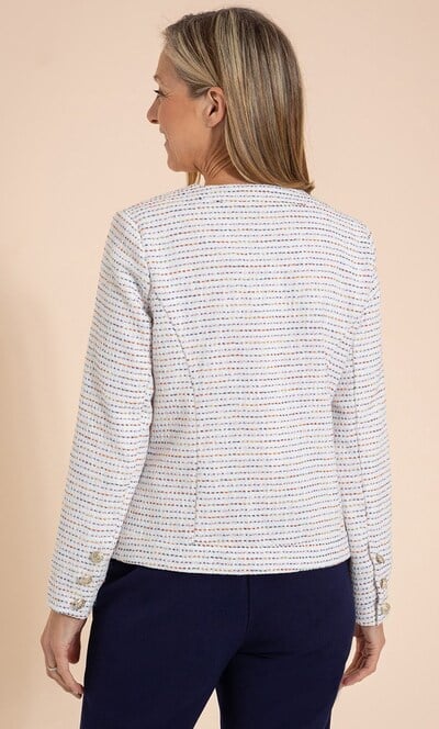 Anna Rose Textured Button Jacket