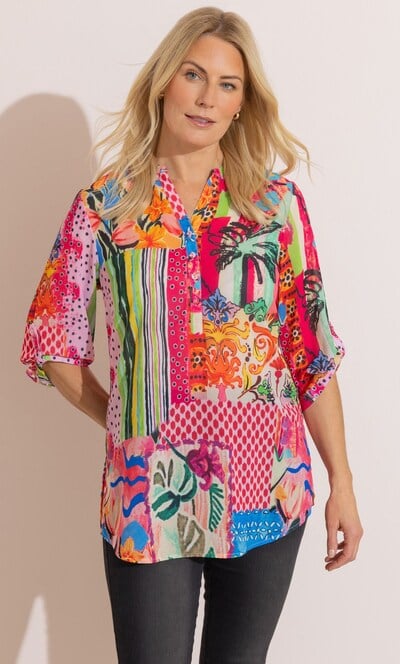 Anna Rose Printed Blouse