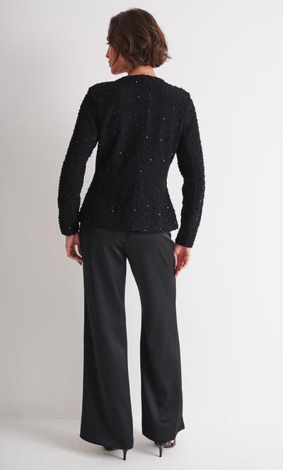 Embellished Boucle Fitted Jacket
