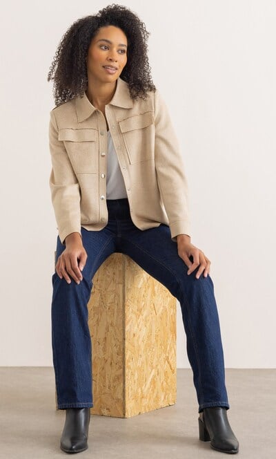 Suedette Blouse
