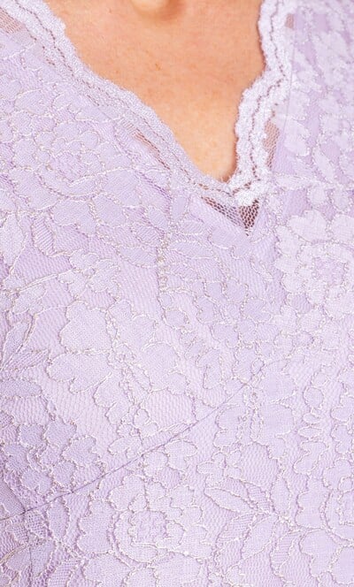 Anna Rose Shimmer Lace Dress