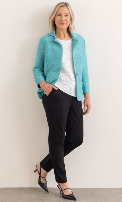 Anna Rose Textured Jersey Jacket