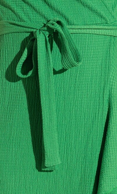 Sleeveless Frill Midi Dress