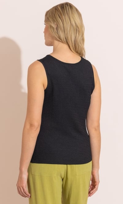 Textured Sleeveless Vest Top
