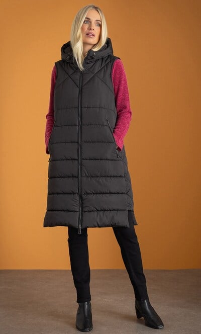 Long Padded Gilet