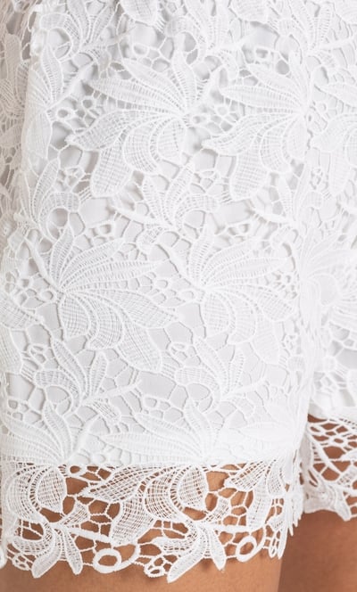 Pull On Lace Shorts