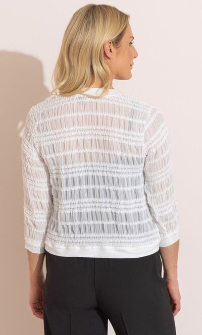 Anna Rose Semi Sheer Gathered Cover Up