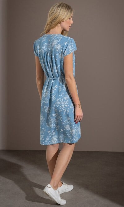 Sleeveless Printed Dress
