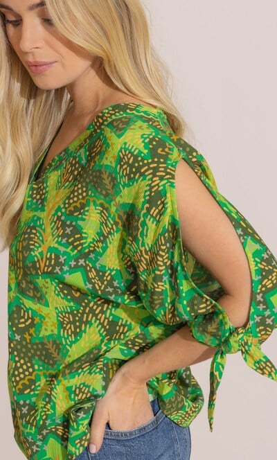Botanical Print Top