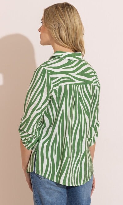 Zebra Print Blouse