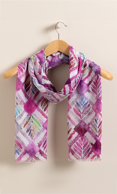 Leaf Printed Scarf