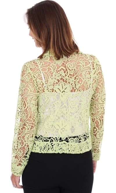 Long Sleeve Crochet Jacket