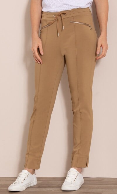 Slim Leg Pull On Trousers