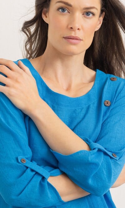 Button Detail Tunic Top