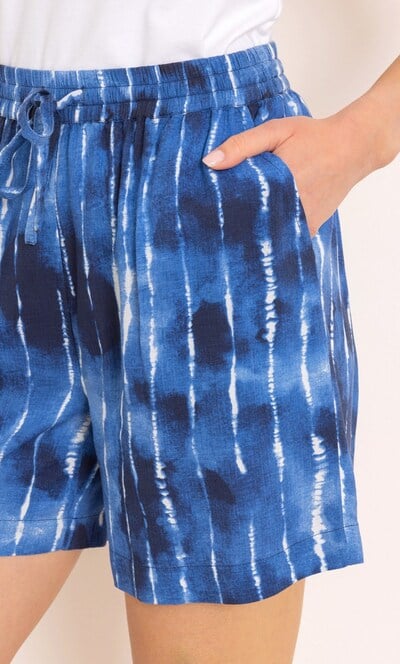 Tie Dye Pull On Shorts