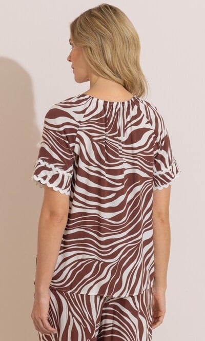 Zebra Print Top