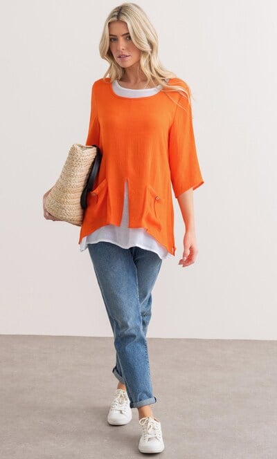 Double Layer Tunic Top