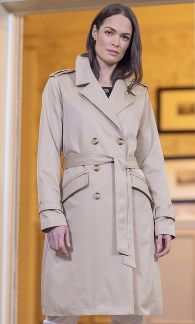 Double Breasted Trench Coat