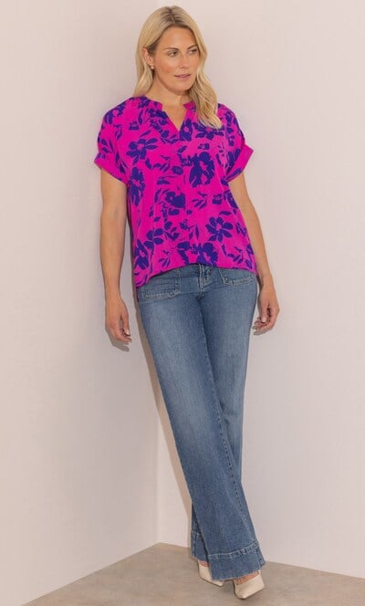 Anna Rose Floral Printed Top