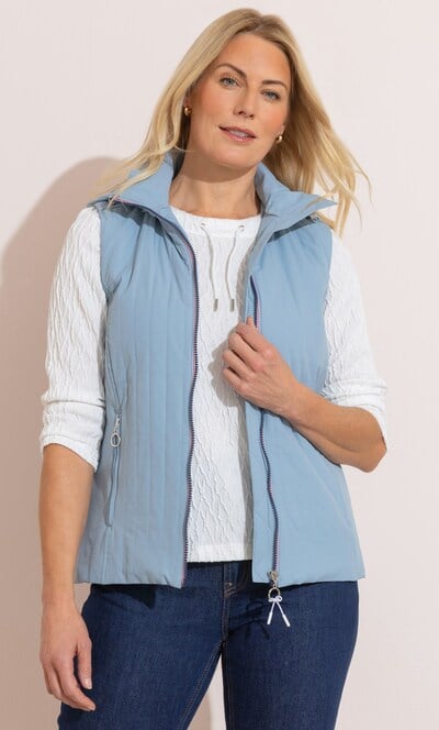 Anna Rose Lightweight Padded Hooded Gilet