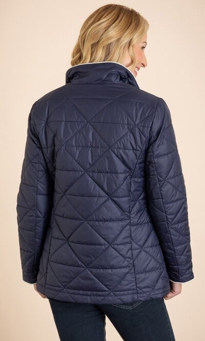 Anna Rose Scarf Trim Jacket