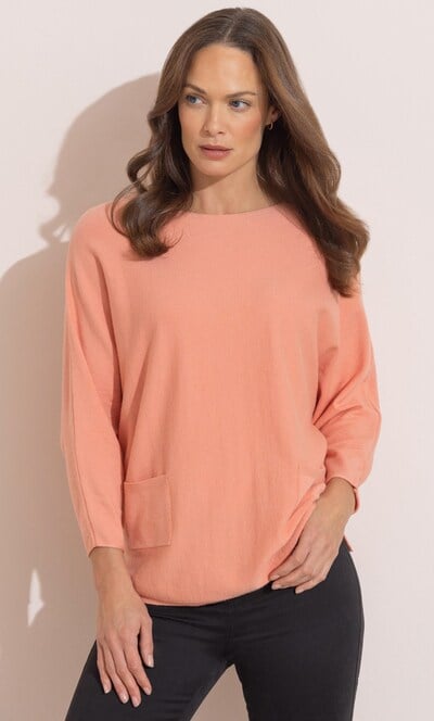 Batwing Knitted Jumper